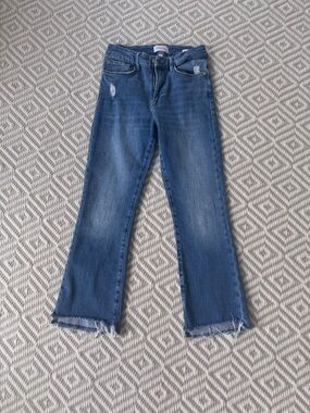 Frame Denim Le Crop Mini Boot Size 27
